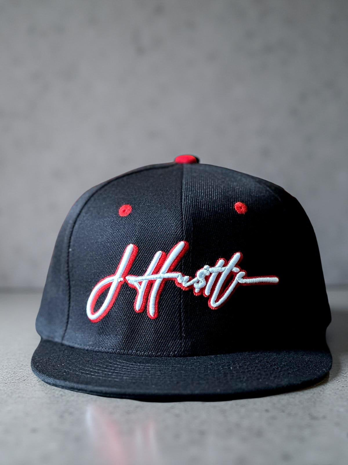 🔴 Red SnapBack – J-Hu$tle Streetwear Essential
