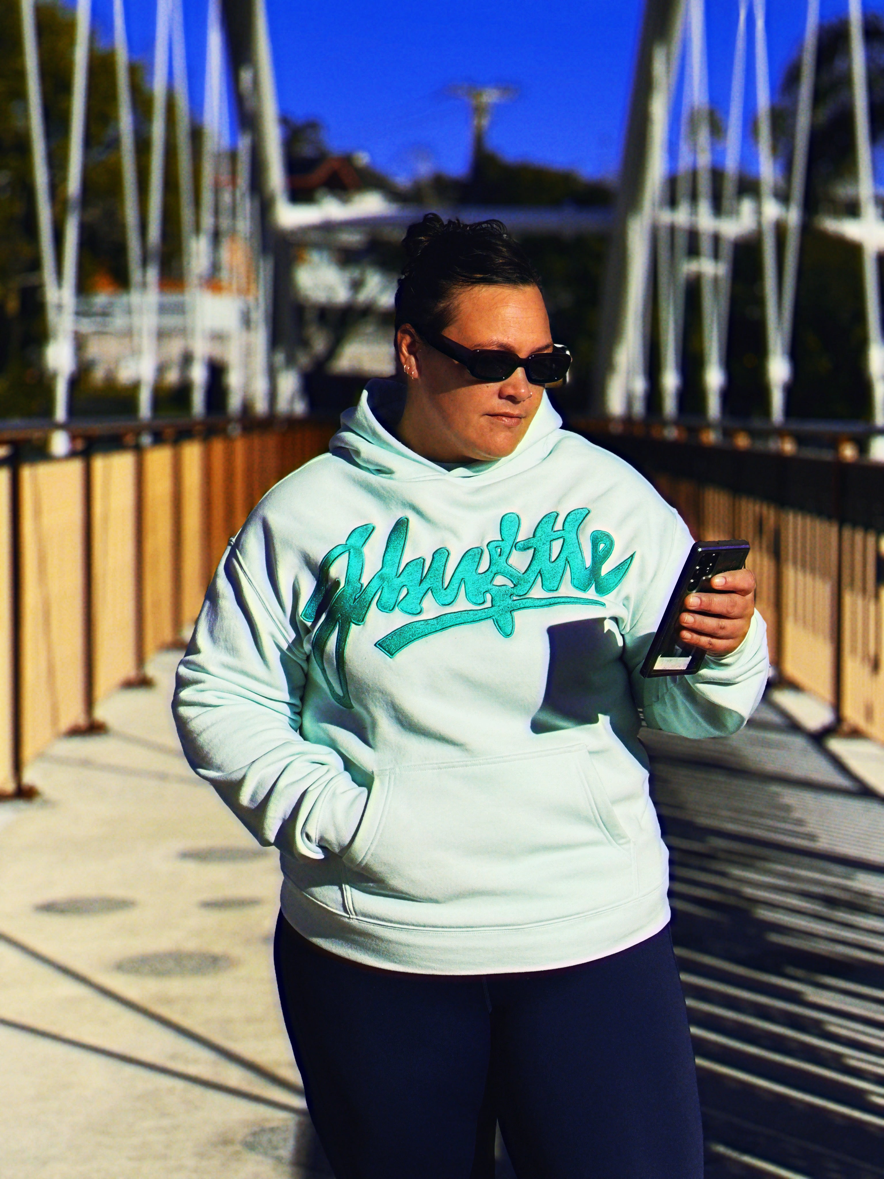 J-Hu$tle “Lime Candy” Graffiti Hoody