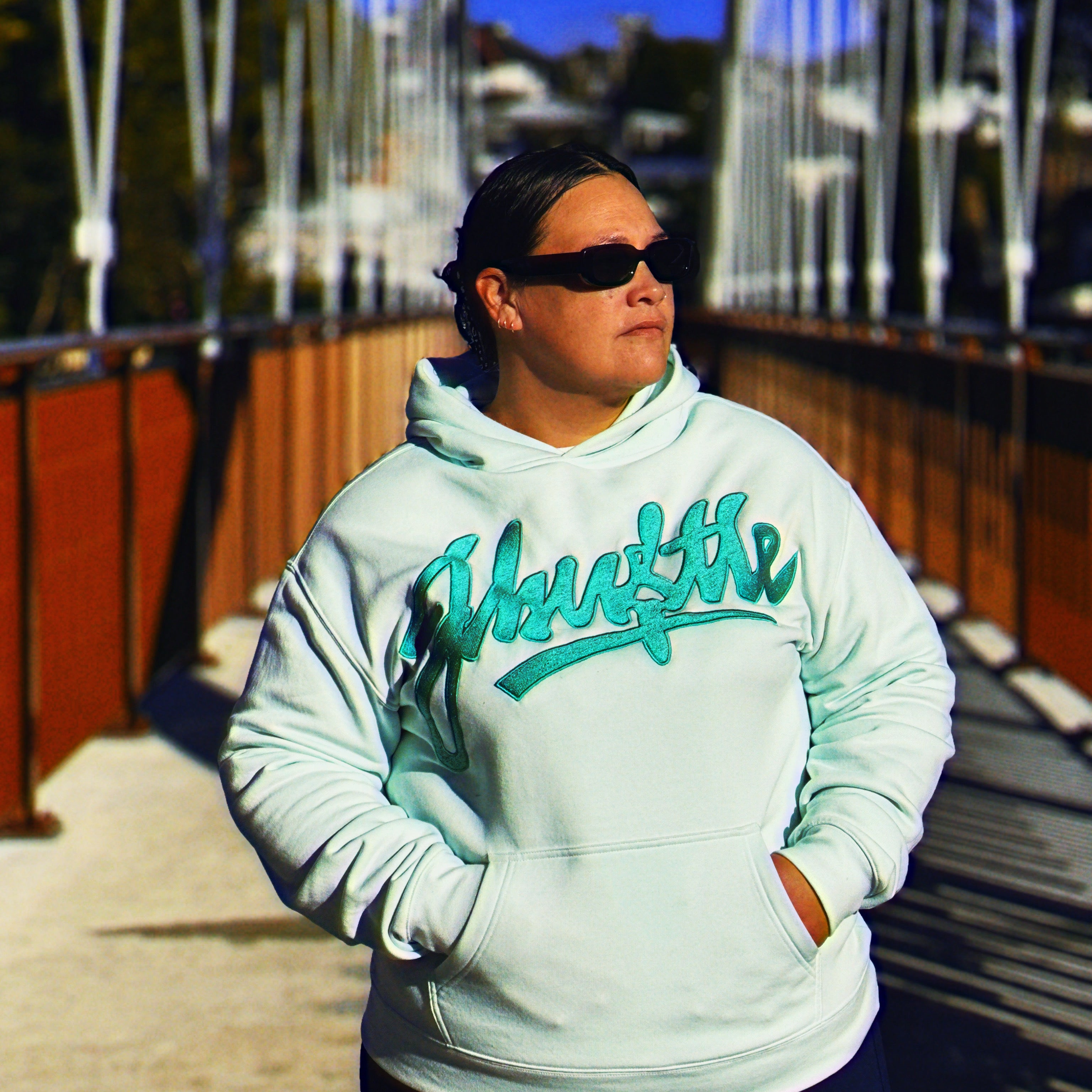 J-Hustle Lime Candy Graffiti Hoodie