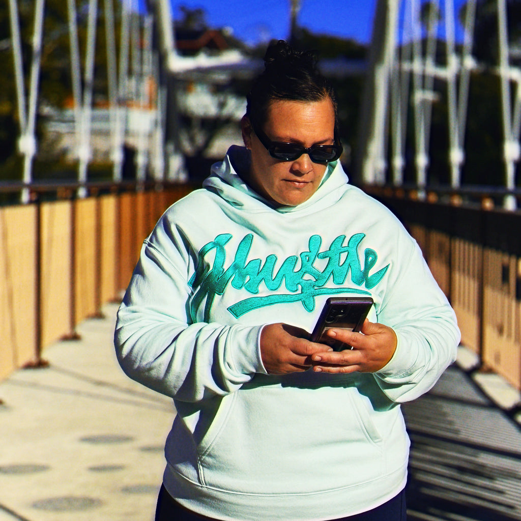 J-Hustle Lime Candy Graffiti Hoodie