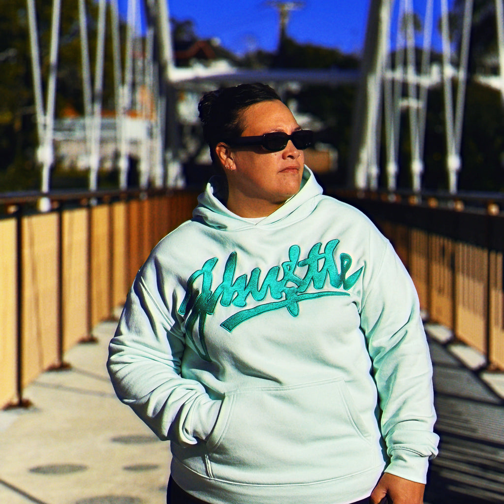 J-Hustle Lime Candy Graffiti Hoodie
